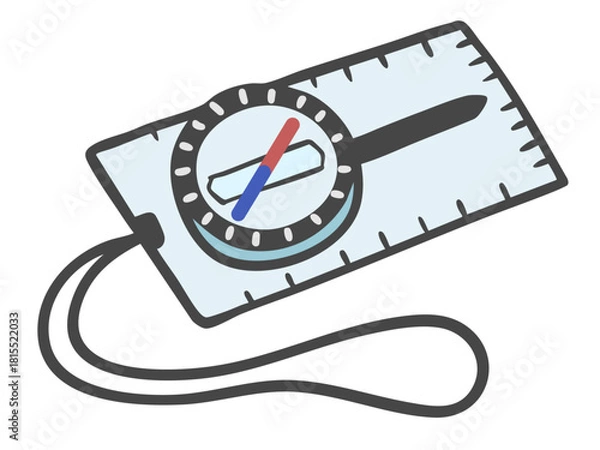 Obraz 登山用コンパス・方位磁針