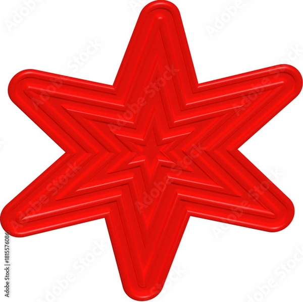 Obraz 크리스마스 입체 별모양 오너먼트