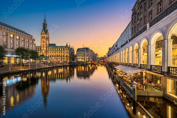 Obraz Ratusz w Hamburgu, Niemcy