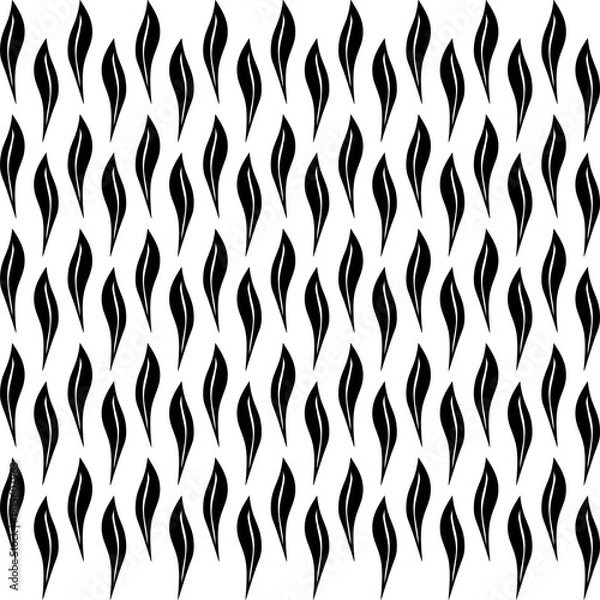 Obraz seamless leopard skin pattern leaf styled patter repeated on white background vector illustrations