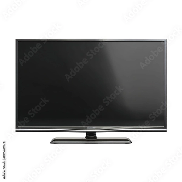 Obraz Modern widescreen tv, isolated on transparent background