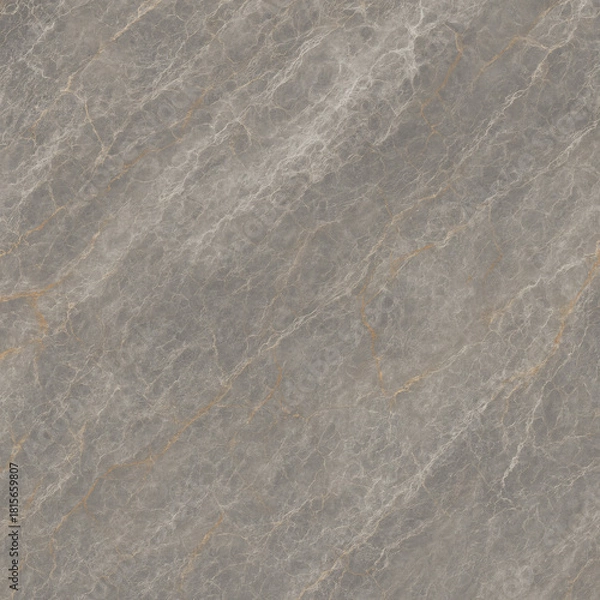 Fototapeta Luxury Grey Marble Texture Background with Natural Veins. Elegant Dark Gray Stone Surface. Modern Floor or Wall Tile Pattern.