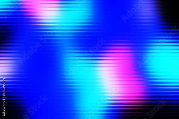 Fototapeta Colourful abstract background with a rippled glass effect,gradient multicolored. Grainy Vector Glass blurry pastel-colored neon. For projects such as covers, backgrounds
