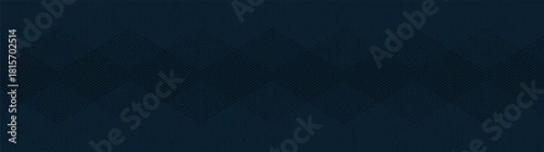 Obraz Panorama Abstract Black on Blue Technology Background,comic and Motion concept design,vector.