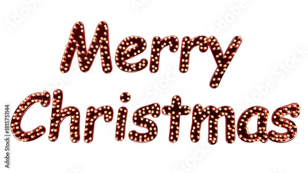 Fototapeta Christmas Text