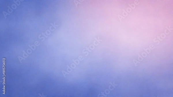Fototapeta Soft Blue and Pink Gradient Background with Smooth Blurred Texture for Digital Design