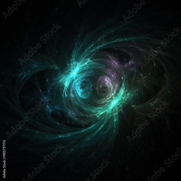 Obraz Abstract Colorful Space Galaxy Design