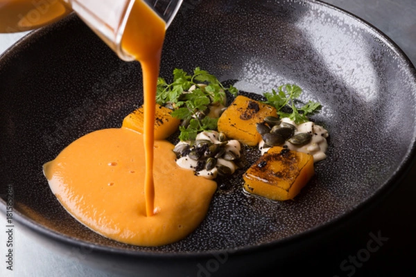 Obraz Pumpkin cream soup