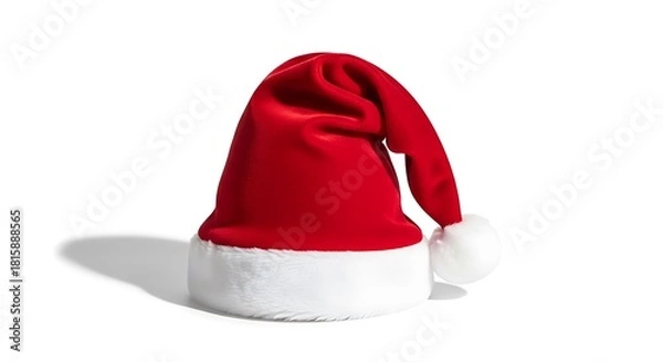Fototapeta Santa's Festive Hat Holiday Season Concept