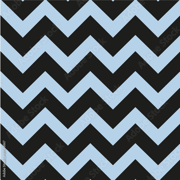Fototapeta Chevron pattern Geometric motif zig-zag. Seamless vector illustration The background for printing on fabric, textiles