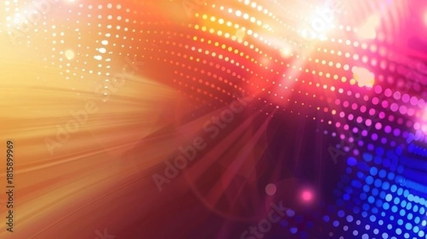 Obraz _Color_gradient_light_effect_tech_background