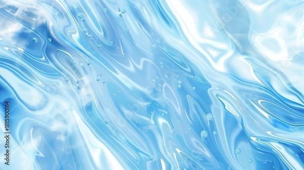Obraz Dreamy_blue_fluid_tech_background