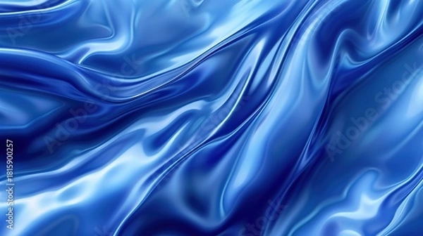 Obraz Dreamy_blue_fluid_tech_background
