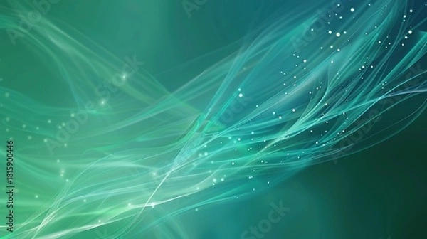 Obraz _Dreamy_blue-green_gradient_tech_background