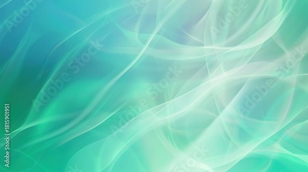 Obraz _Dreamy_blue-green_gradient_tech_background