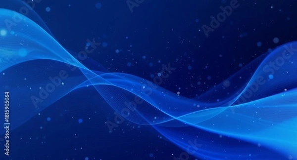 Obraz abstract blue background with waves