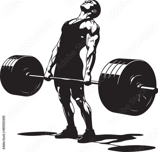 Obraz Gym Workout Silhouettes Bundle 