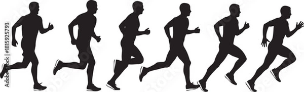 Obraz Gym Workout Silhouettes Bundle 