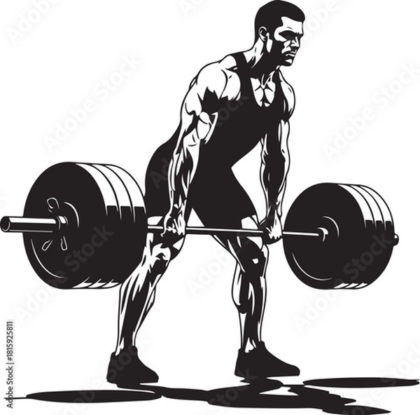 Obraz Gym Workout Silhouettes Bundle 