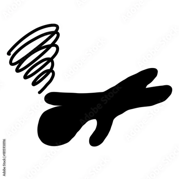 Fototapeta へこむ人