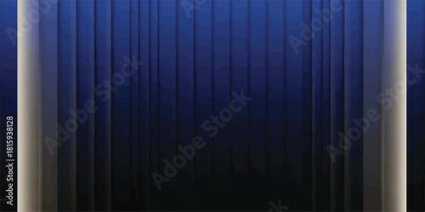 Fototapeta Abstract blue gradient background with vertical lines modern design element perfect for presentations and graphic design projects