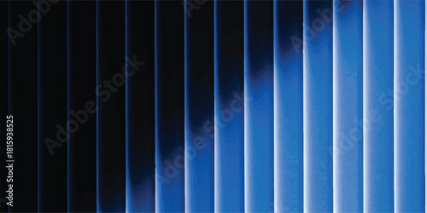 Fototapeta Abstract background of vertical lines transitioning from dark to light blue creating a modern and dynamic texture