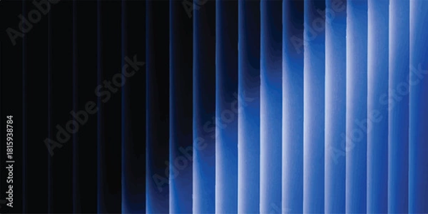 Fototapeta Abstract blue gradient background with vertical lines modern design for technology and business simple and elegant backdrop