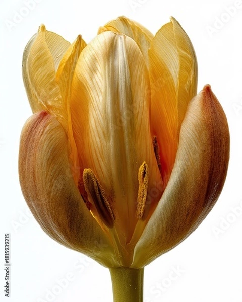 Fototapeta Close Up Of A Budding Tulip