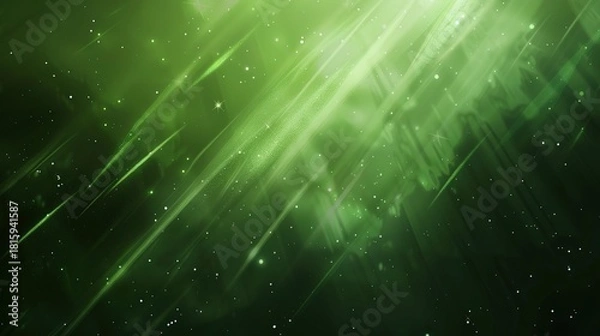Obraz Dreamy_green_aurora_tech_background