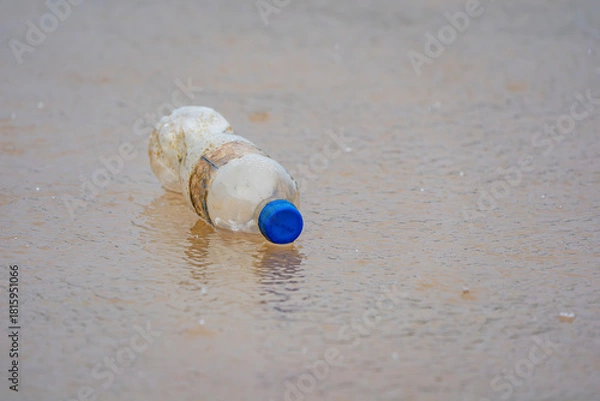 Fototapeta plastic pollution in amazon river waters