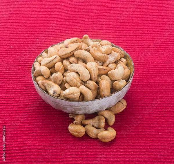 Obraz nuts. cashew nuts on the background