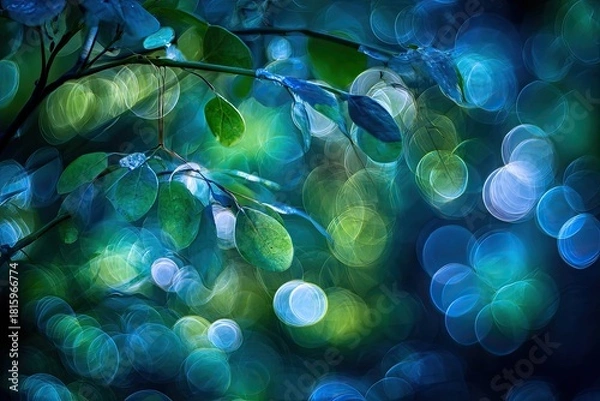 Fototapeta Abstract Nature Scene With Vivid Colors