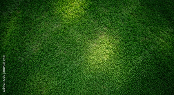 Obraz Vibrant green grass texture with natural sunlight highlights