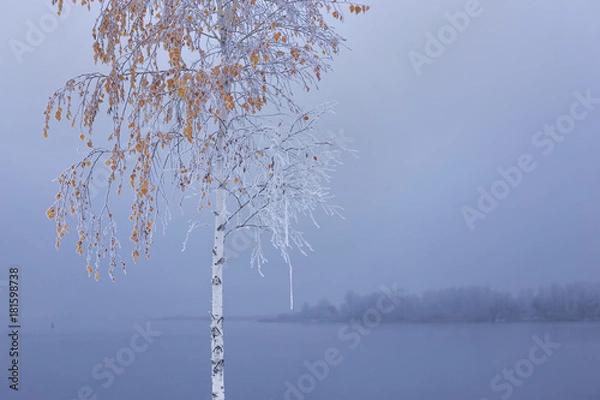 Obraz Autumn meets winter