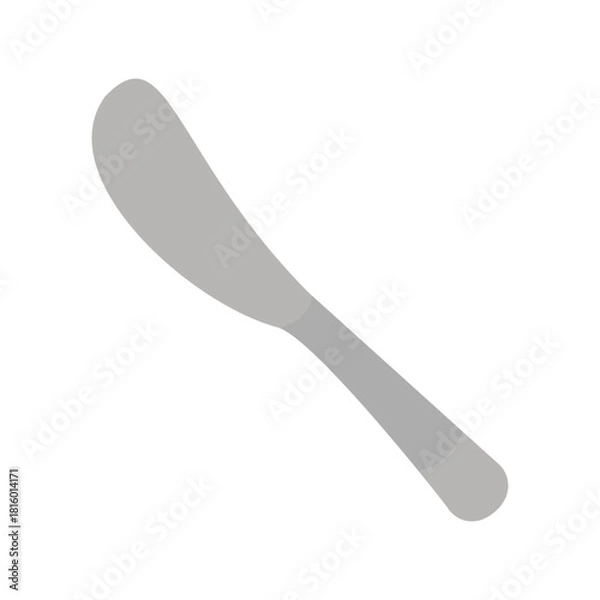 Obraz Butter knife icon vector design template