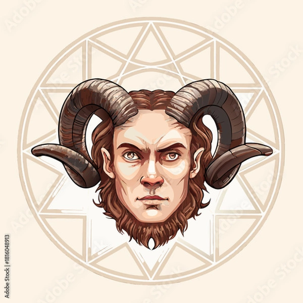 Obraz il demone caprone 011