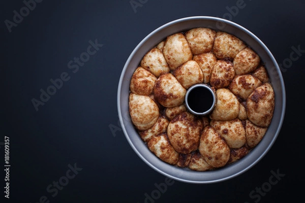 Obraz Monkey Bread with Caramel and Cinnamon