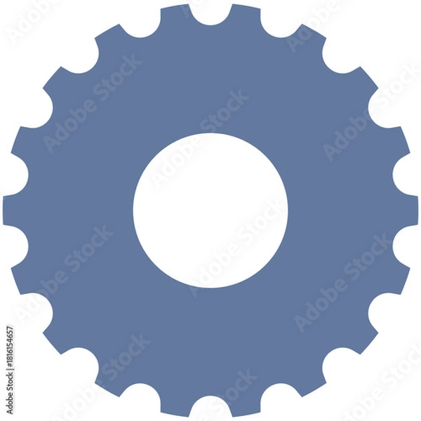 Obraz Circular Cogwheel Symbol Element
