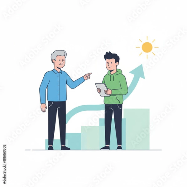 Fototapeta Business Mentorship and Career Guidance