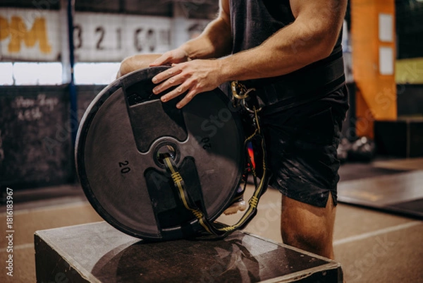 Obraz Trening na siłowni