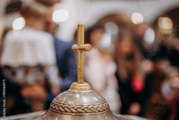 Fototapeta Zbliżenie na kościelny krzyż