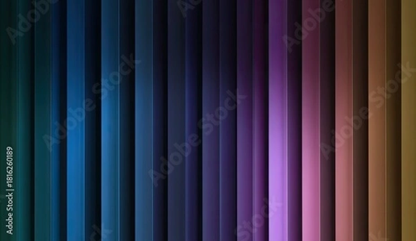 Obraz Vertical color gradient stripes