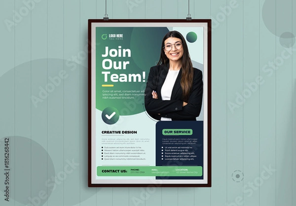 Obraz Business Flyer Layout