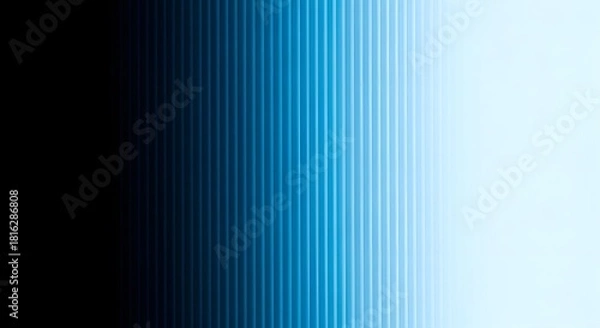 Obraz Abstract blue gradient with vertical lines from dark to light