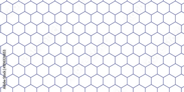 Fototapeta seamless pattern with hexagons