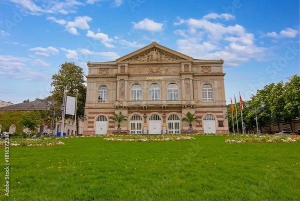 Fototapeta Theater building in Baden-Baden, a prime example of Neo-Renaissance architecture