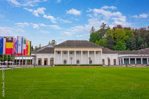 Fototapeta Kurhaus building, a central institution in Baden-Baden known for its casino and spa functions