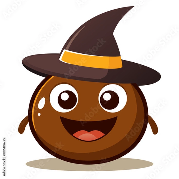 Obraz Smiling chocolate truffle 