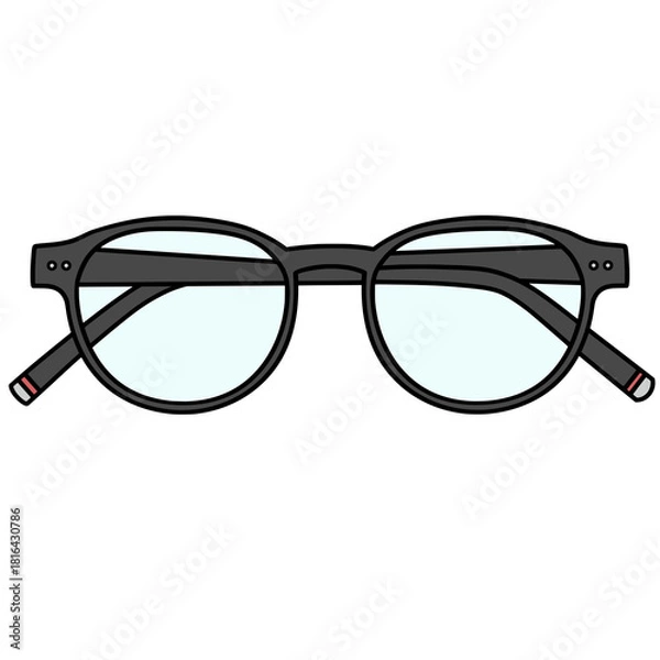 Fototapeta Simple Glasses Frame