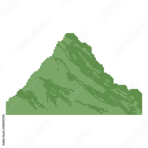 Obraz mountain terrain background pixel art